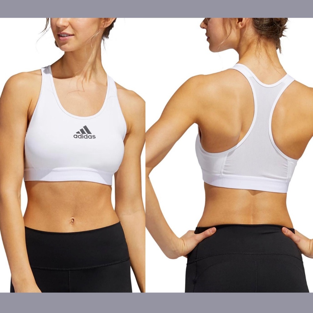 NWD Adidas [ XS ]‎ Don't Rest Alphaskin Racerback Sports Bra White